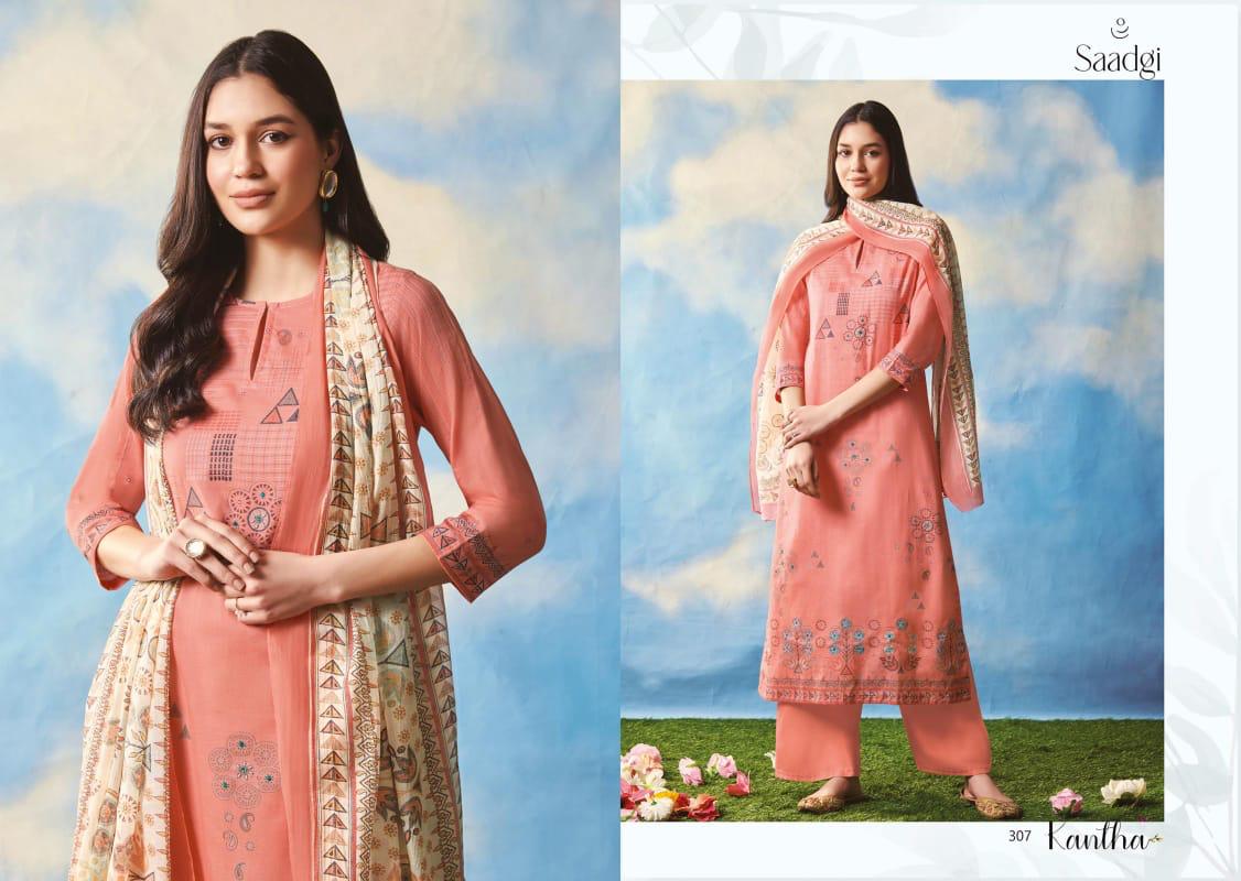 Kantha By Saadgi Printed Salwar Suits Catalog